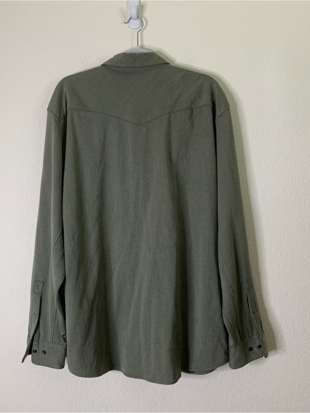 Howler bros mean gray stockman long sleeve snap shirt XL - Picture 7 of 7
